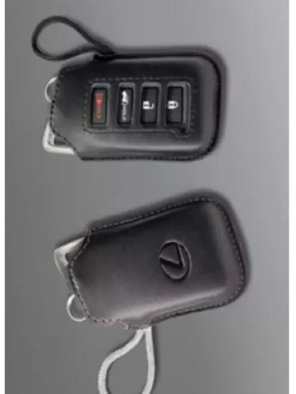 1 Lexus Black Leather Key Fob Case